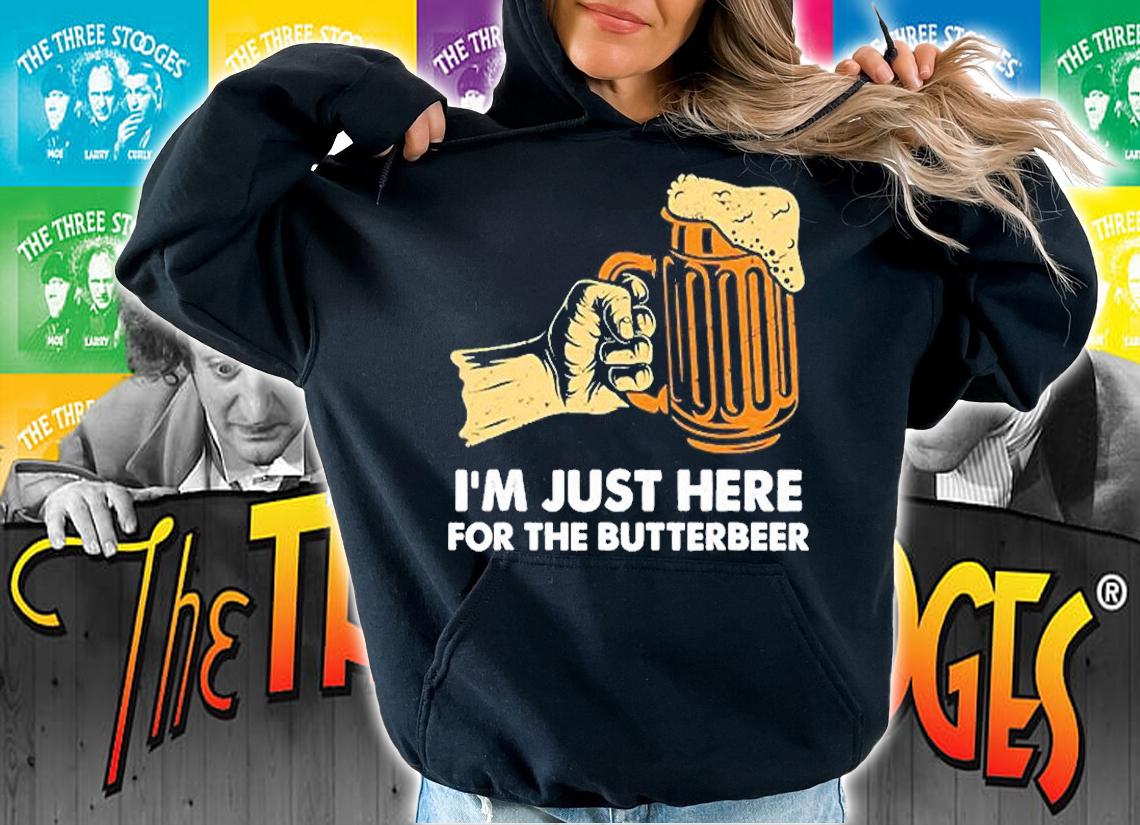 Im Just Here For The Butterbeer Retro Butterscotch Beer T-Shirt t-shirt hoodie
