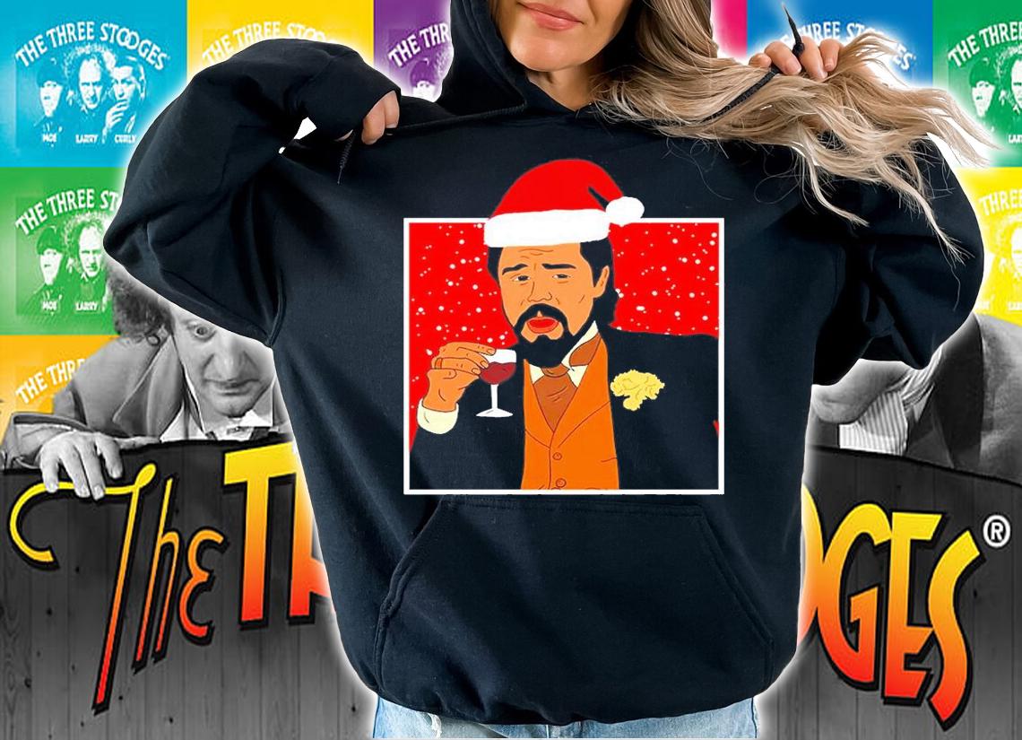 Leonardo Meme Funny Christmas Ugly Jumper Day Dicaprio Ugly Xmas T-Shirt t-shirt hoodie