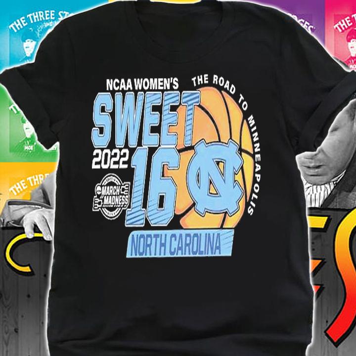North Carolina Tar Heels NCAA Women's Basketball Sweet 16 T-Shirt t-shirt shirt