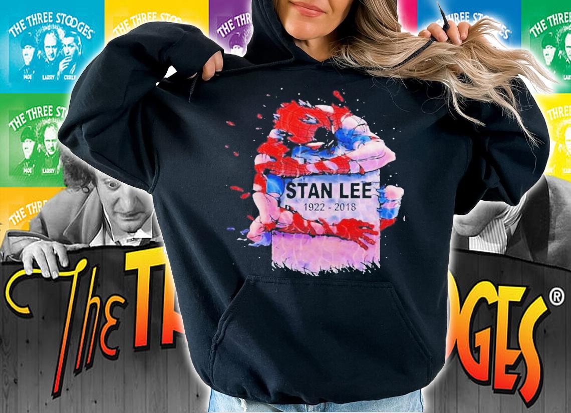 Spider-Man Hug Stan Lees Grave 1922-2018 Shirt t-shirt