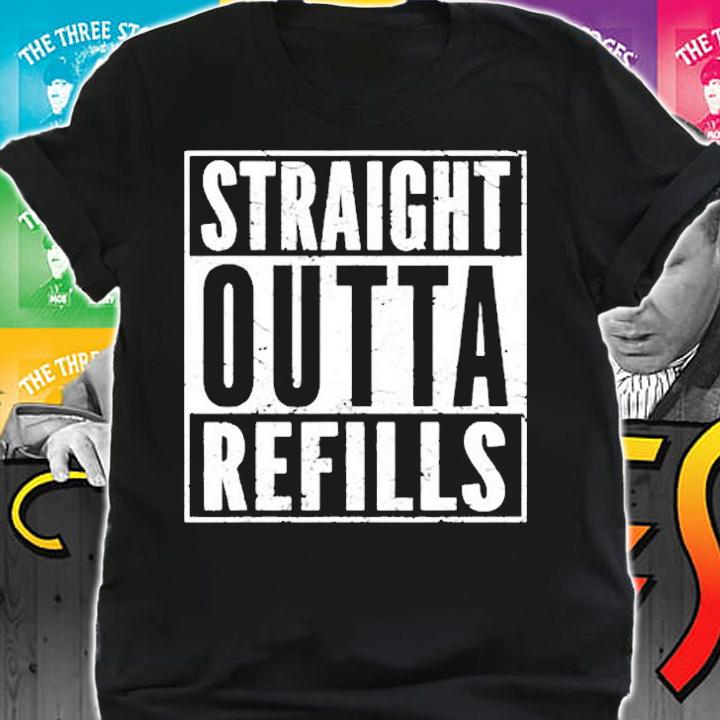 Straight Outta Refills Funny Pharmacy T-Shirt t-shirt