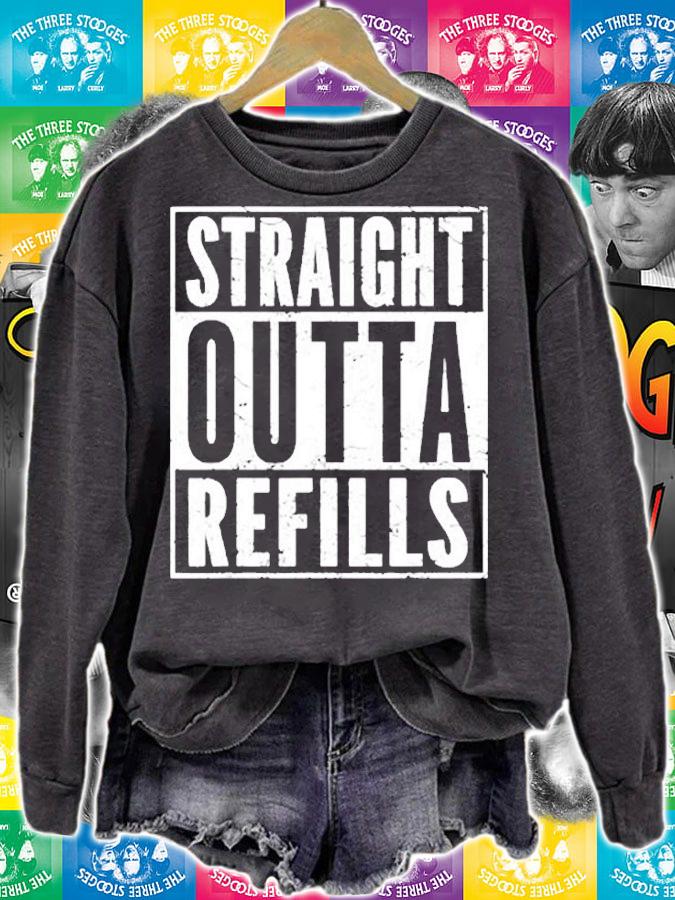 Straight Outta Refills Funny Pharmacy T-Shirt t-shirt