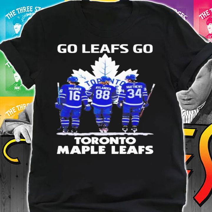 Toronto Maple Leafs Go Leafs Go Mitch Marner Vs William Nylander And Auston Matthews Shirt t-shirt shirt