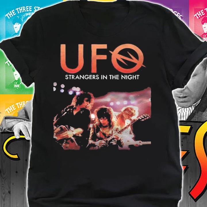 UFO band strangers in the night T-shirt t-shirt