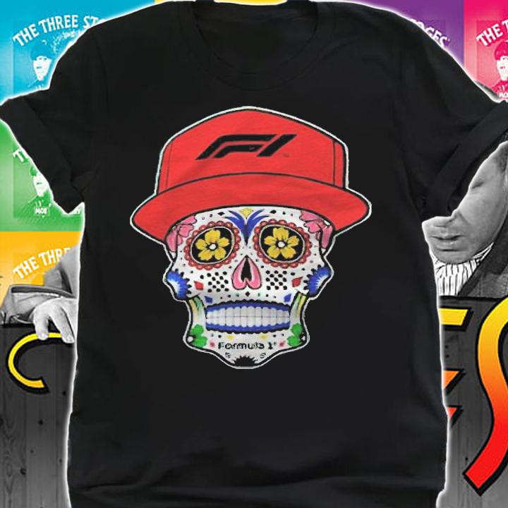 Formula 1 Mexico Sugar Skull logo T-shirt t-shirt shirt