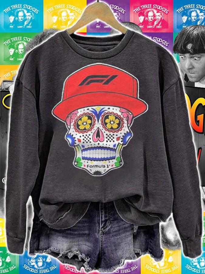 Formula 1 Mexico Sugar Skull logo T-shirt t-shirt sweatshirt