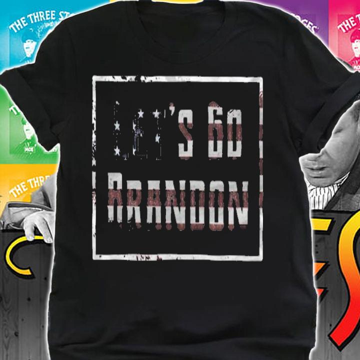 Let's Go Brandon Vintage Retro USA Flag FJB T-Shirt t-shirt