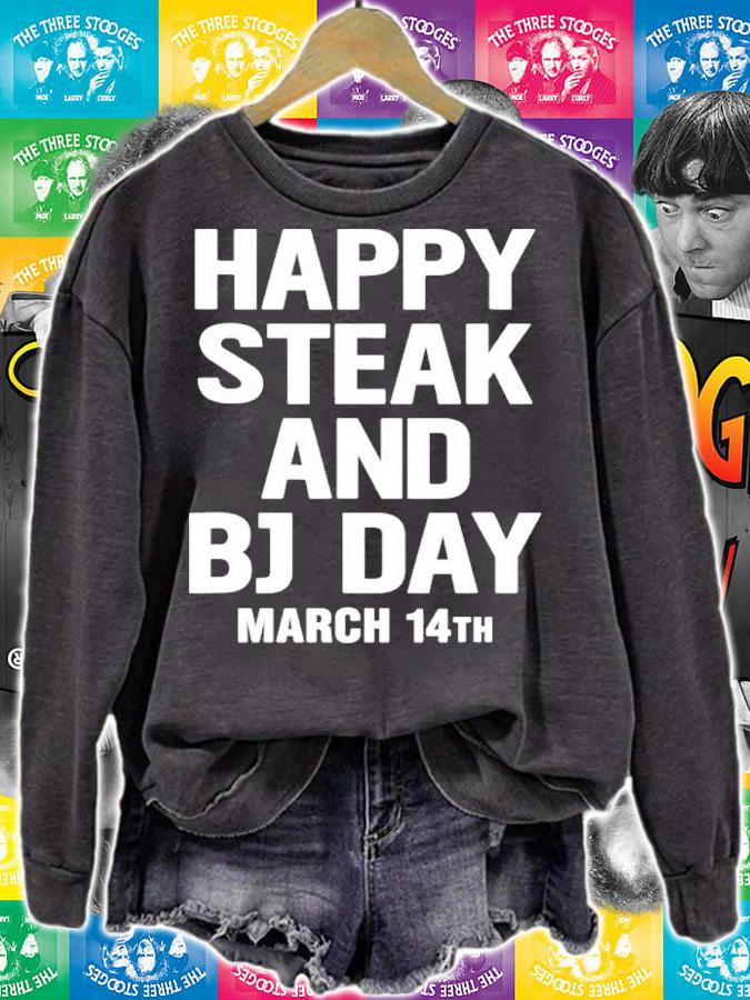 National Steak And Blowjob Day Happy Steak And Bj Day March 14th Shirt t-shirt