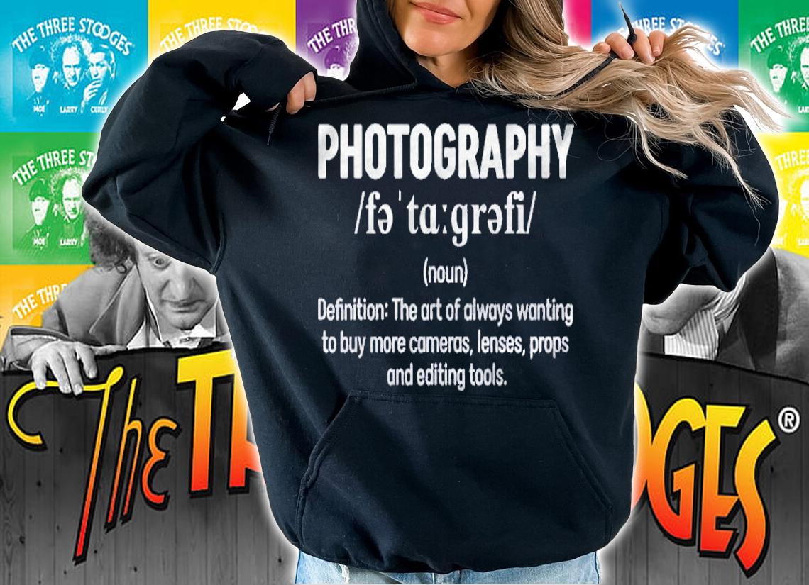 Photography Definition Funny Photographer Shirt t-shirt