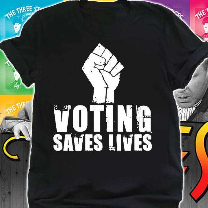 Rainy Studios Voting Saves Lives T-Shirt t-shirt shirt