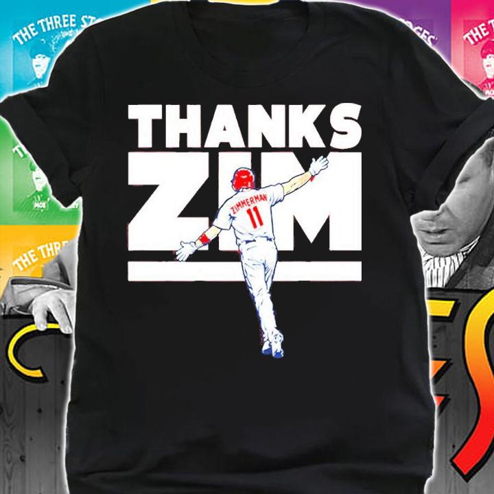 Ryan Zimmerman Thanks Zim Shirt t-shirt