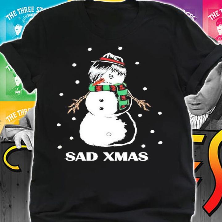 Snowman Sad Xmas Shirt t-shirt shirt