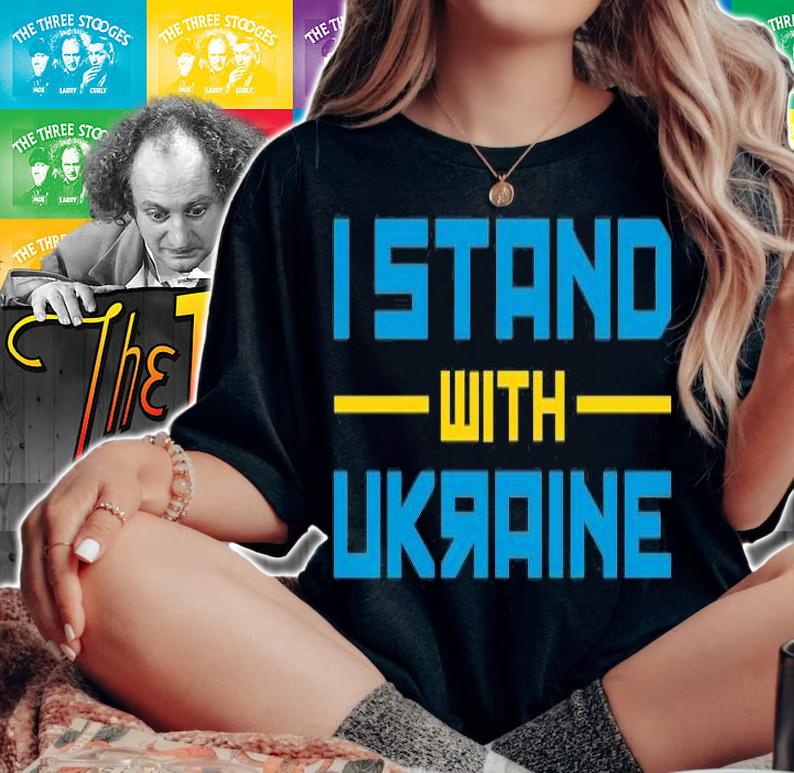 I Stand With Ukraine T-Shirt t-shirt woman shirt