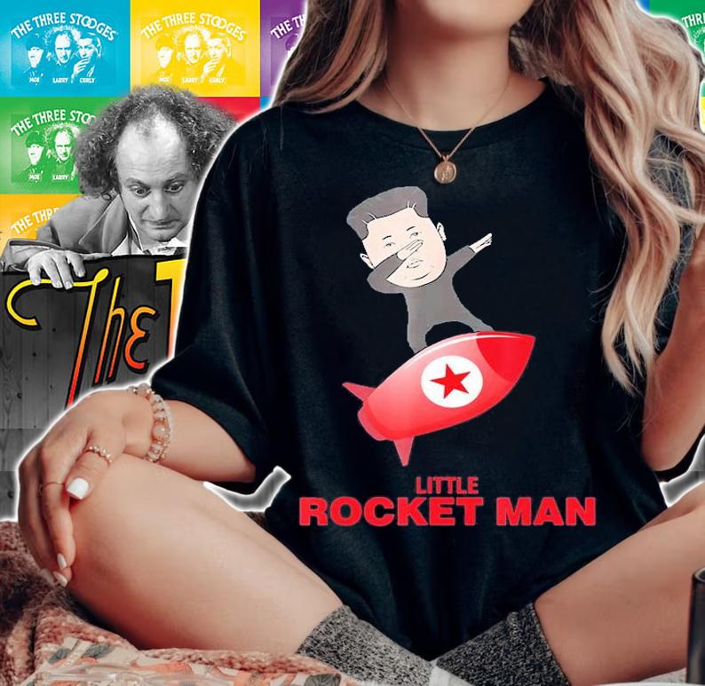 Kim Jong Un Little Rocket Man Dabbing T-Shirt t-shirt