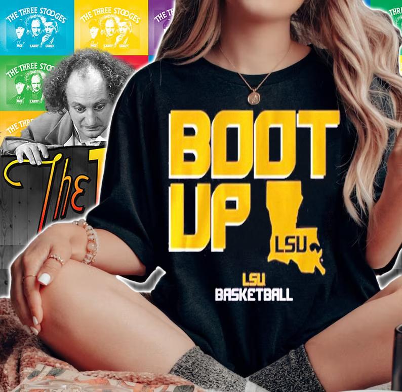 LSU Basketball Boot Up Shirt t-shirt woman shirt