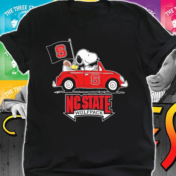 NC State Wolfpack Snoopy And Woodstock t-shirt