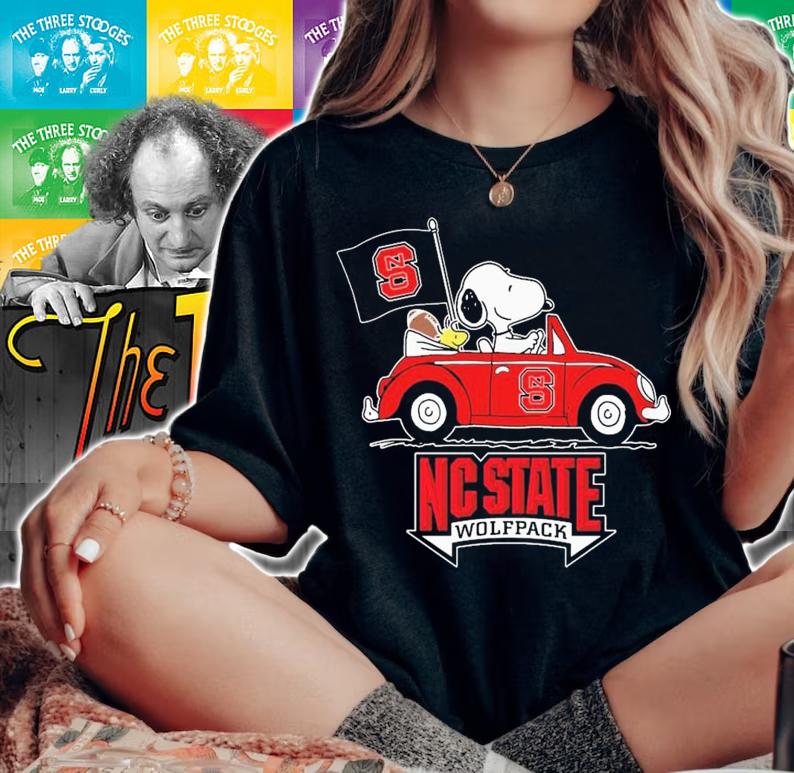 NC State Wolfpack Snoopy And Woodstock t-shirt