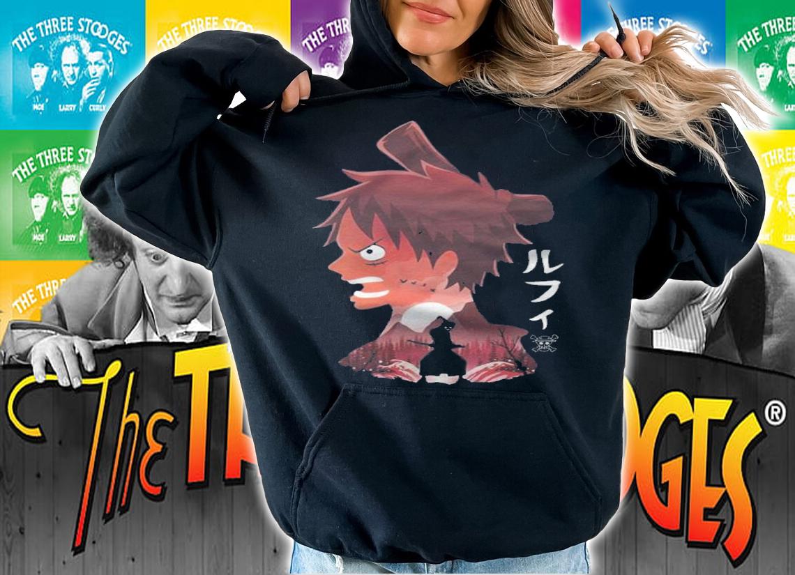 One Piece Luffy Samurai Japanese style T-shirt t-shirt
