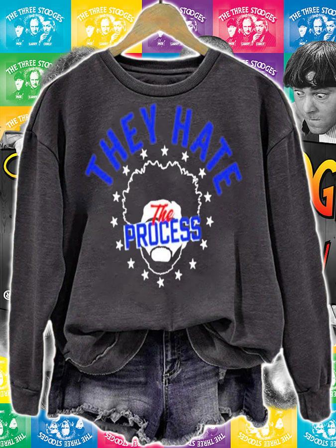 They Hate The Process Joel Embiid Philadelphia 76ers Shirt t-shirt sweatshirt