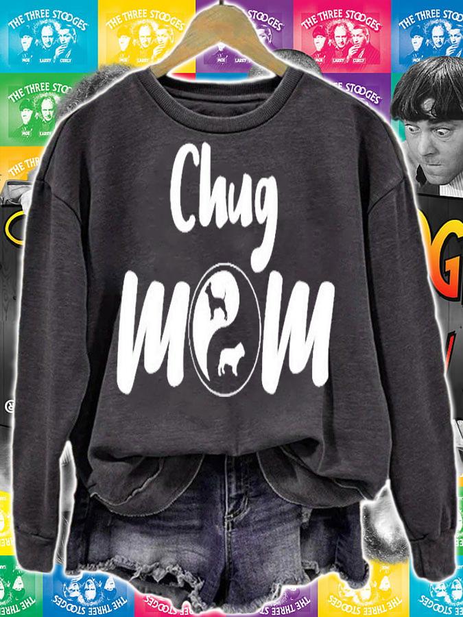 Chug Mom Gifts Cross Breed Mum Mama Owners Pet Chug Dog T-Shirt