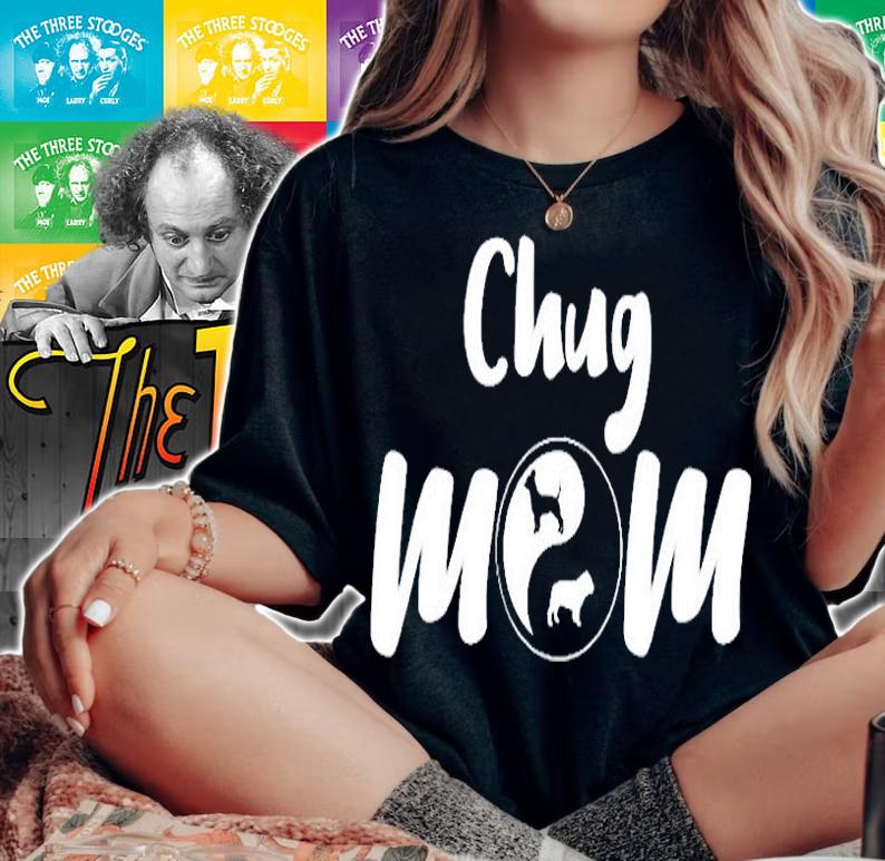 Chug Mom Gifts Cross Breed Mum Mama Owners Pet Chug Dog T-Shirt
