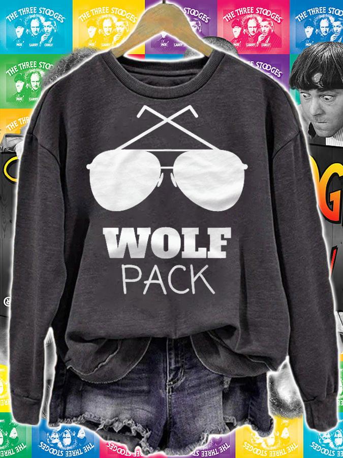 Groomsmen Gifts Bachelor Team Wolf Pack Funny Grooms Shirt