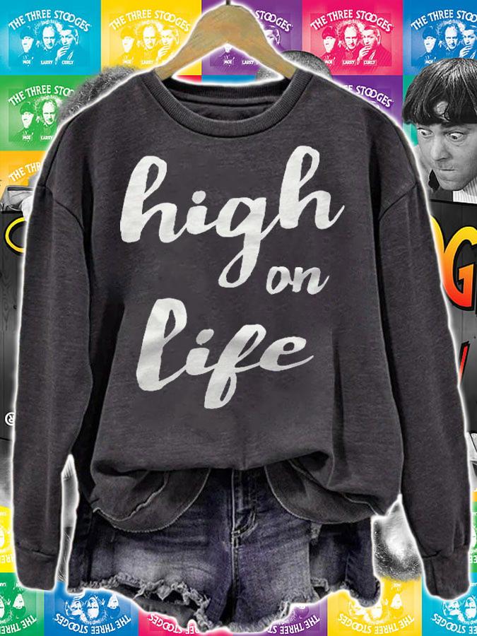 High On Life Tshirt By Scarebaby Design Shirt sweatshirt