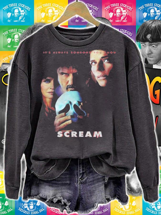 It's always someone you know Scream T-shirt sweatshirt