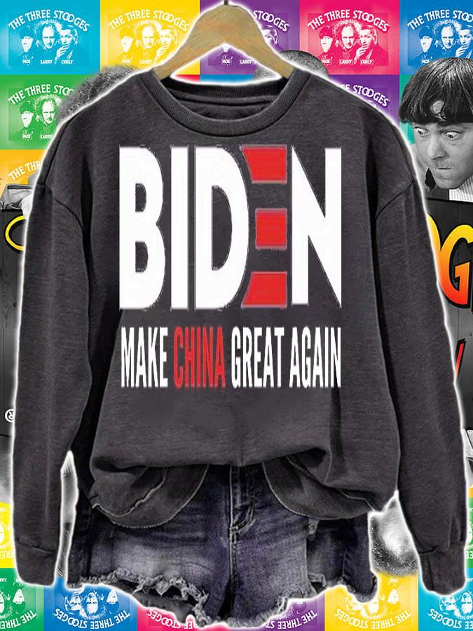 Joe Biden Make China Great Again T-Shirt sweatshirt
