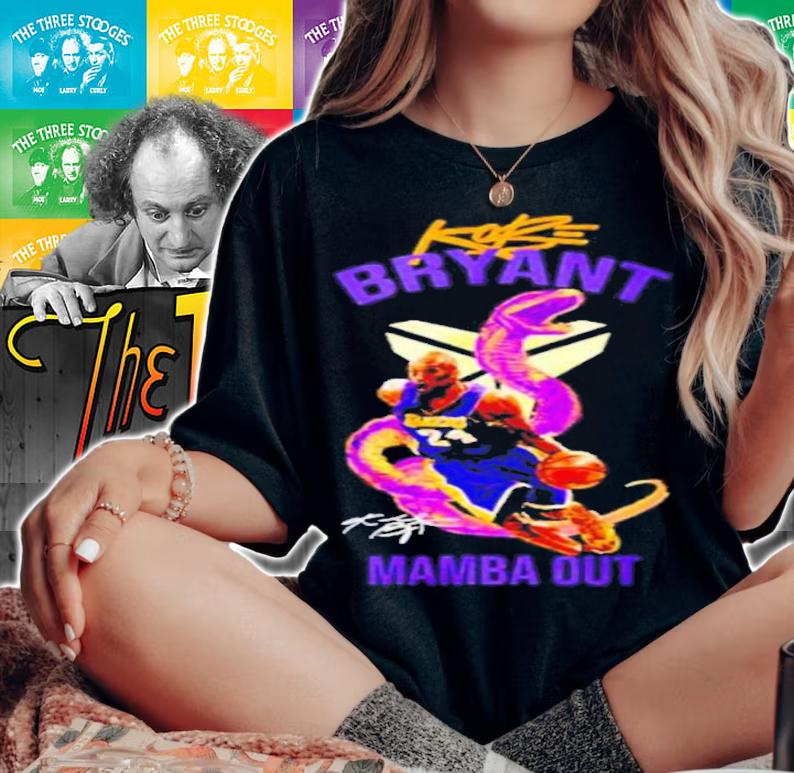 Kobe Bryant Mamba Out Signatures Shirt