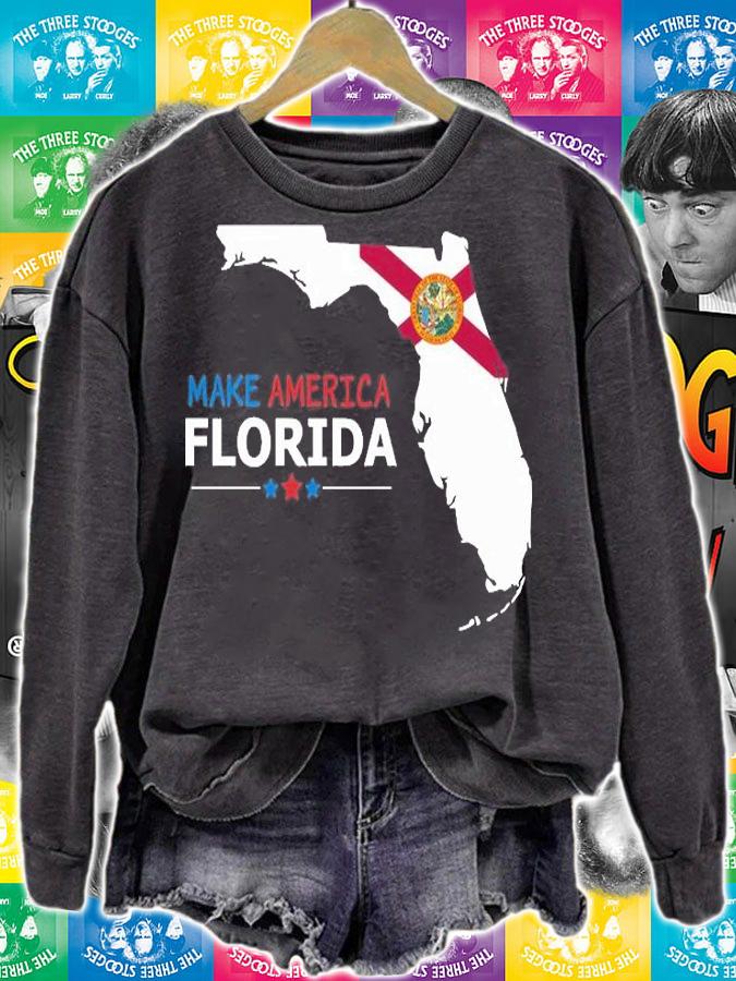 Make America Florida Map T-Shirt sweatshirt