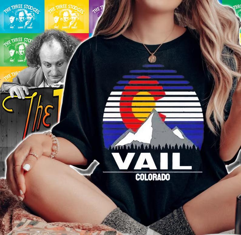 Mountain Vail Colorado T-Shirt woman shirt