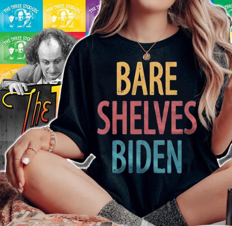 New Design bare Shelves Biden T-Shirt woman shirt