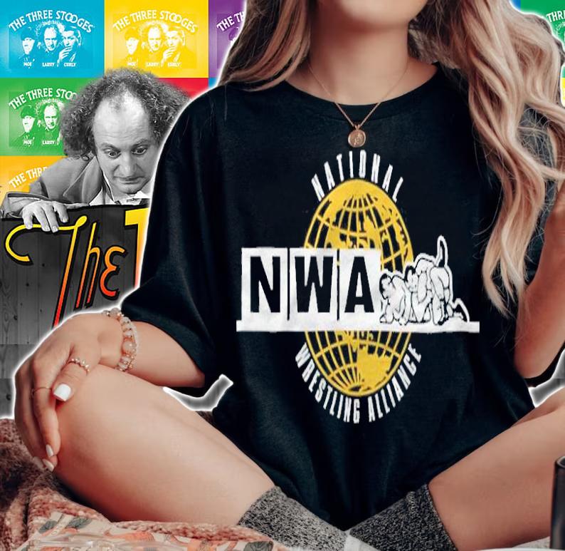 NWA Globe Logo Shirt woman shirt