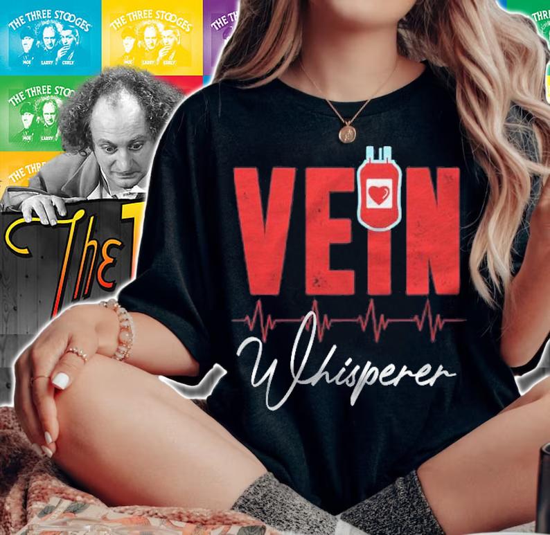 Phlebotomist Funny Vein Whisperer Phlebotomy Gift shirt