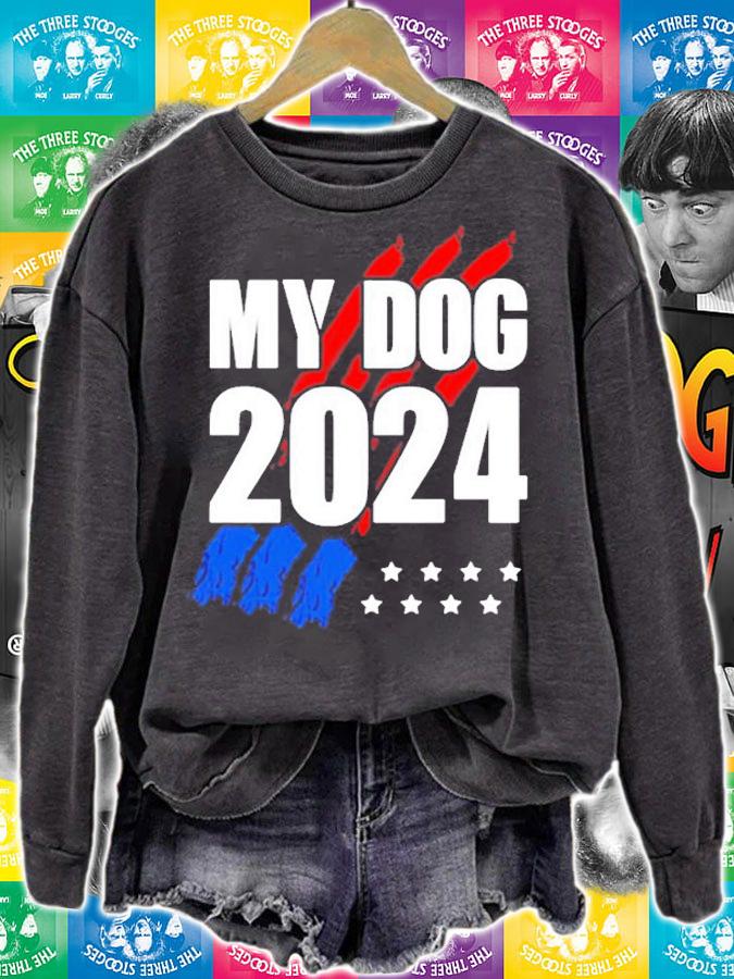 My Dog 2024 Vote For My Dog Election Politics T-Shirt