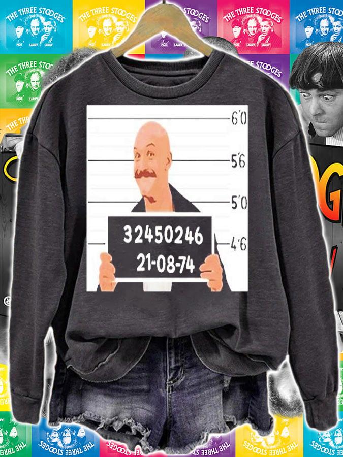 The Smiling Charles Bronson Cool Vector Design T-Shirt sweatshirt