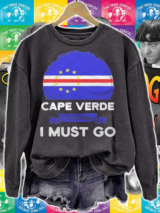 Cape Verde Is Calling I Must Go Cape Verdeans Flag Heritage Shirt