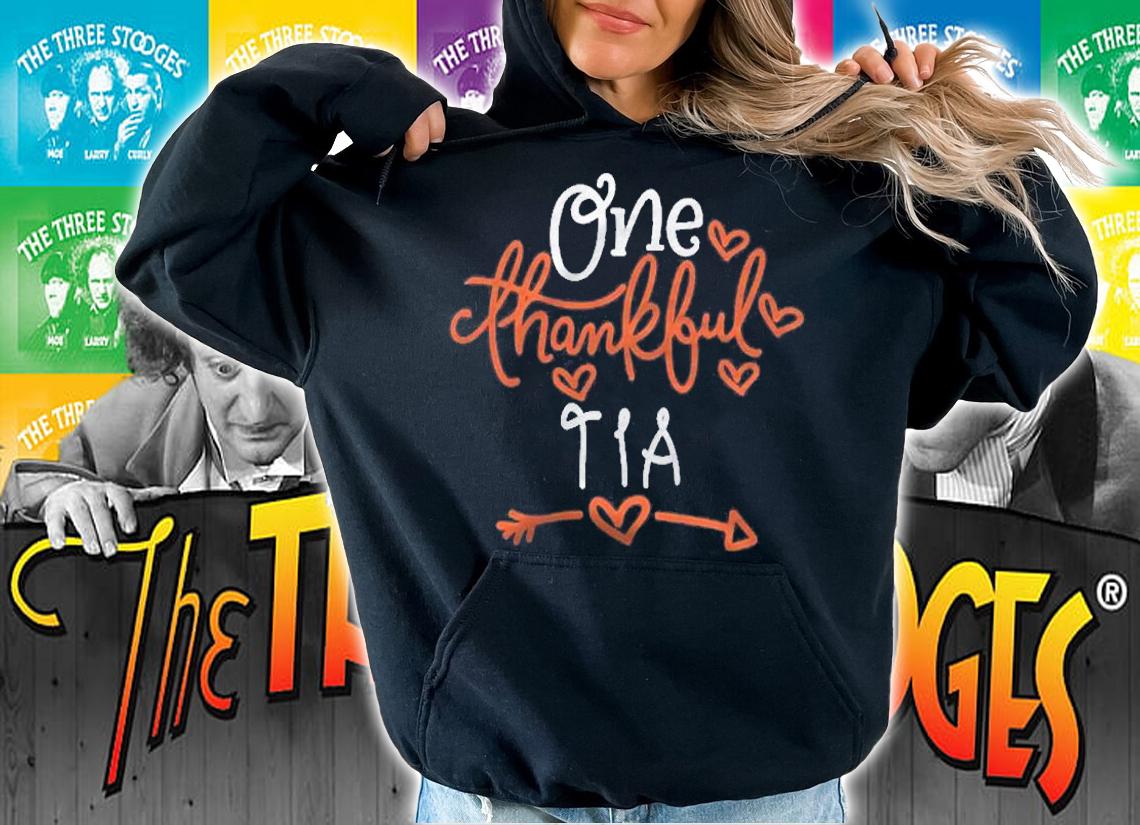One Thankful Tia Matching Family Thanksgiving Day Shirt