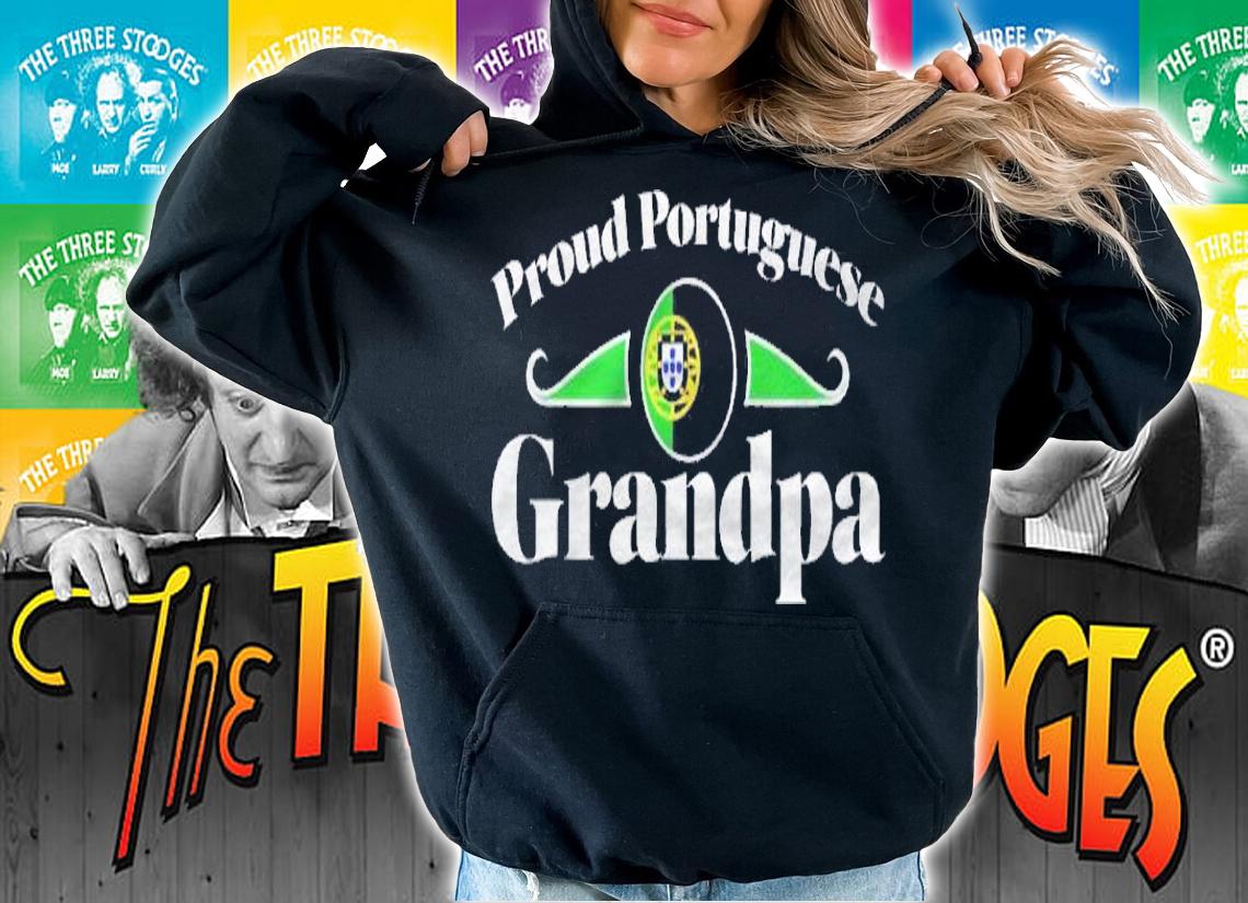 Proud Portuguese Grandpa Portugal Grandparent Love Shirt hoodie