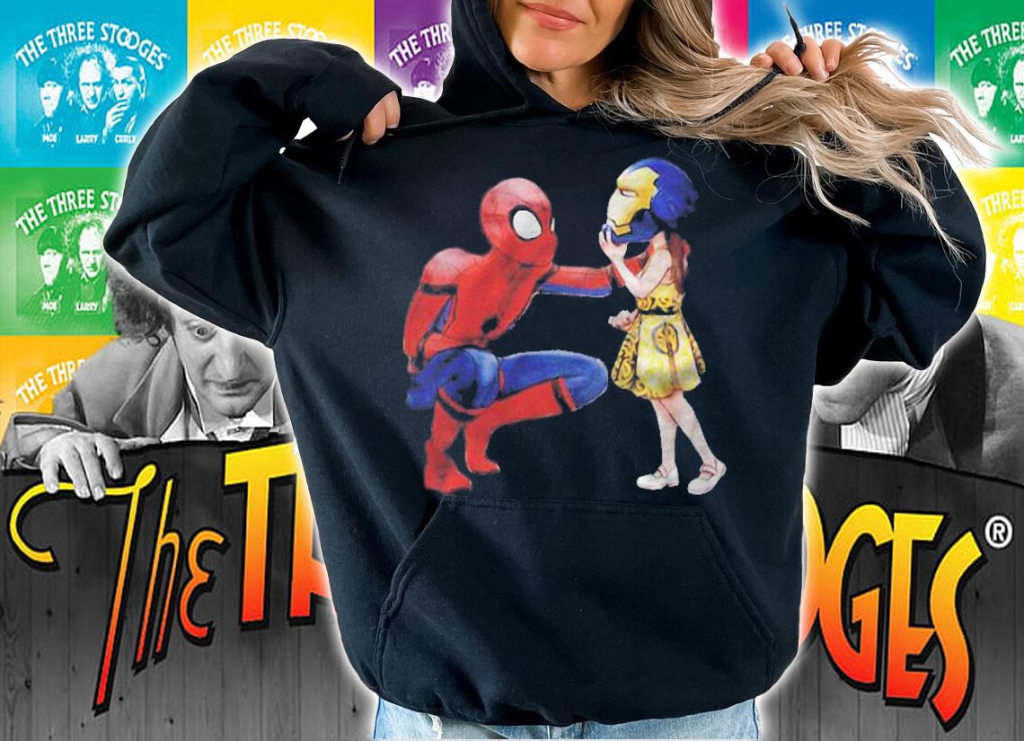 Spiderman And Ironmans Daughter Shirt hoodie