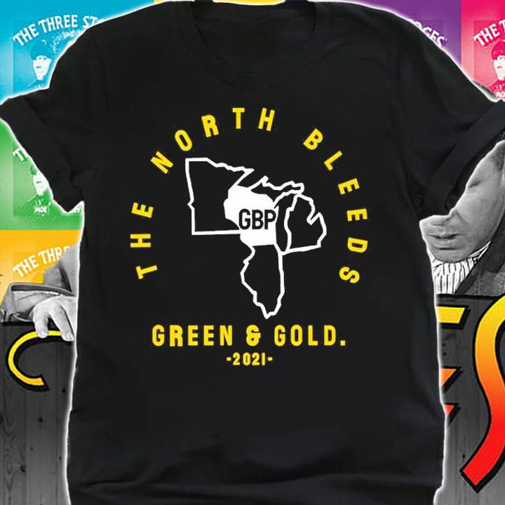The North Bleeds Green And Gold 2021 Shirt