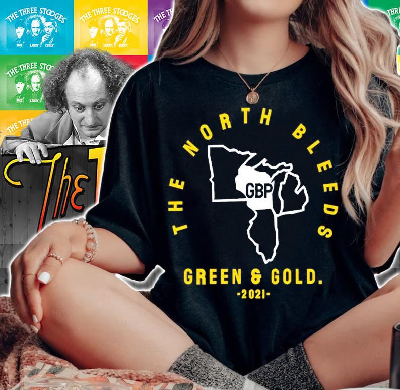 The North Bleeds Green And Gold 2021 Shirt