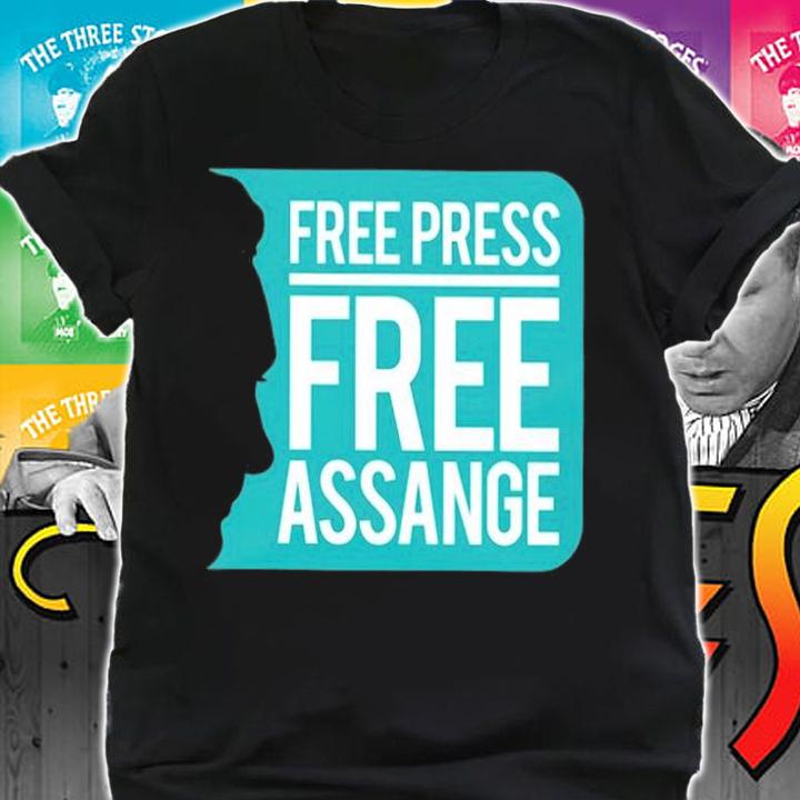 Free Press Frees Assange T-Shirt shirt
