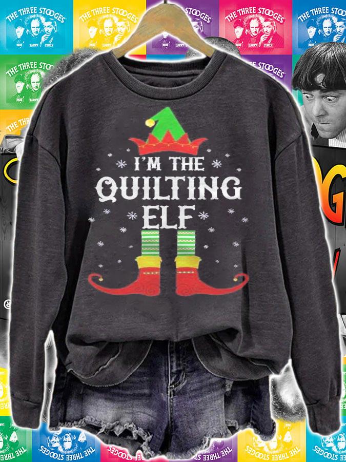 Im The Quilting Elf Family Group Christmas Shirt