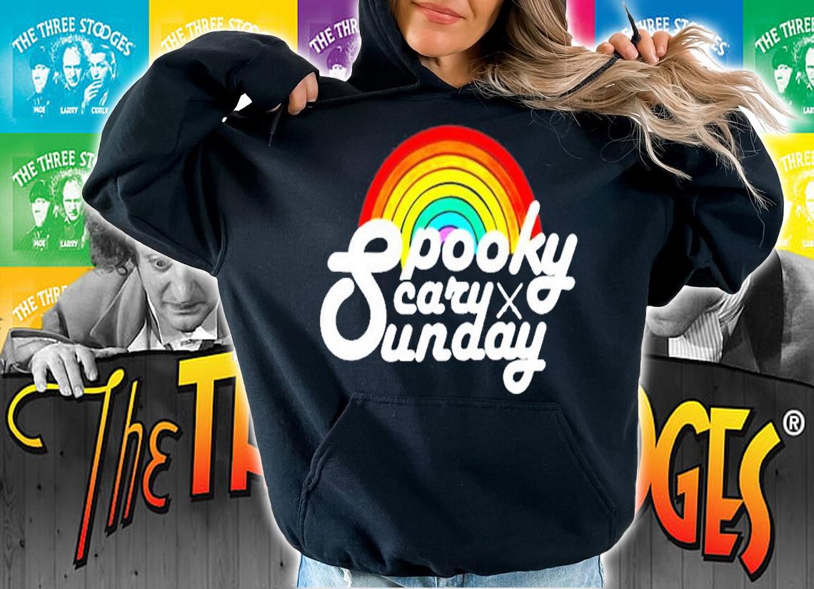 Rainbow Spooky Scary Sunday T-Shirt