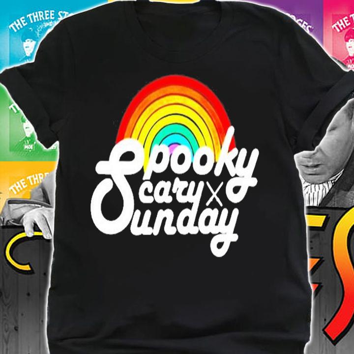 Rainbow Spooky Scary Sunday T-Shirt
