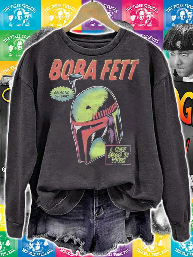 The Book of Boba Fett Galactic Outlaw a new boss in town 2022 T-shirt sweatshirt