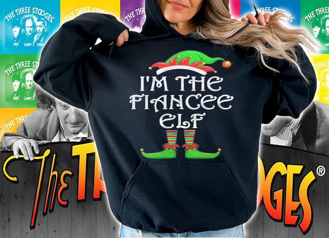 Womens Im The Fiancee Elf Shirt Matching Family Group Christmas Shirt