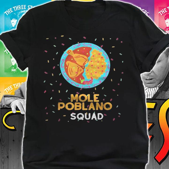 Cinco De Mayo Menu Mole Poblano Favorite Dishes Design Shirt shirt